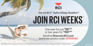 join RCI weeks banner advertisement