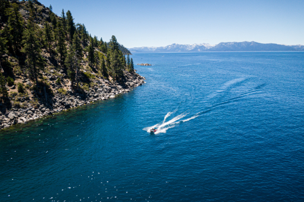Boating in Lake Tahoe